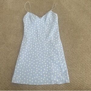 Princess polly Light Blue Floral Spaghetti Strap Dress